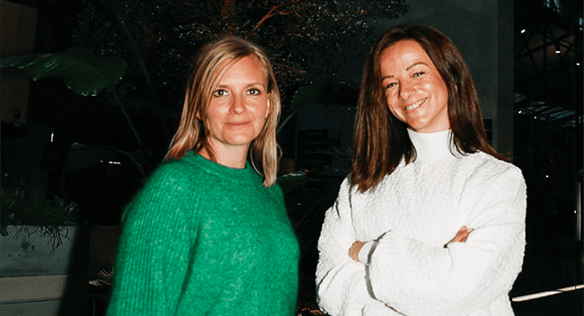 Sara Kappelmark och Funda Sezgi, vd:ar Norrsken Foundation