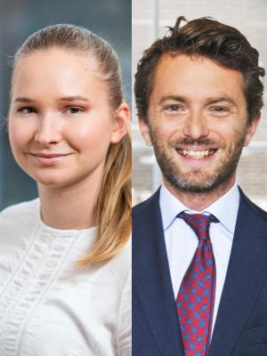 Bettina Lindberg och Michal Herink