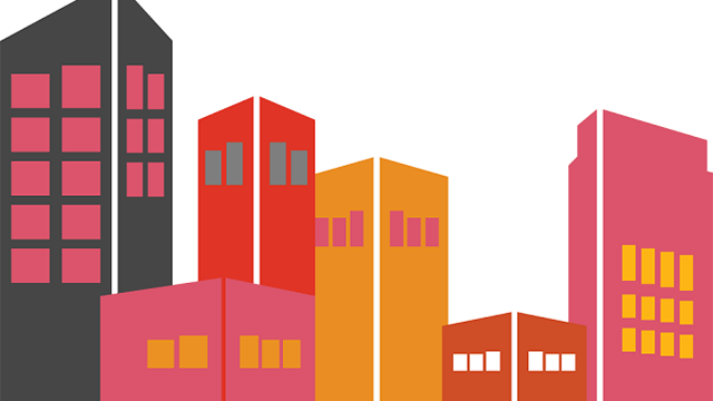 Illustration över fastigheter