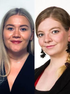 Erica Borglund och Femke van der Zeijden