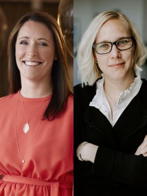 Jessica Holtz Forsberg och Johanna Glimmerbeck