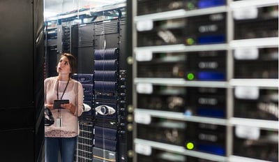 Datacentertjänster utgör inte uthyrning av fast egendom eller tjänster med anknytning till fast egendom