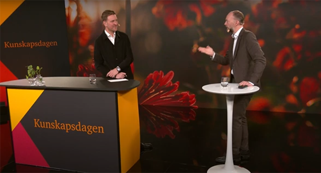 PwC:s Måns Liljenlov och Mikael Scheja på Kunskapsdagen 2022