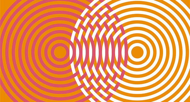 Dekorativ illustration cirklar