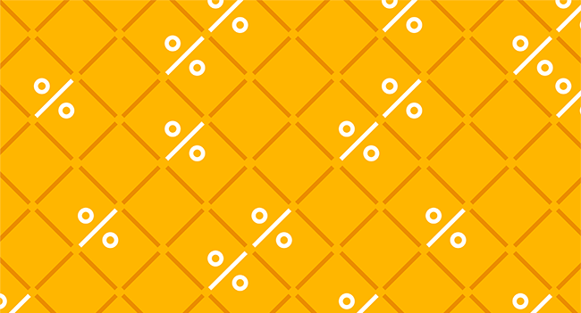 Illustration procenttecken