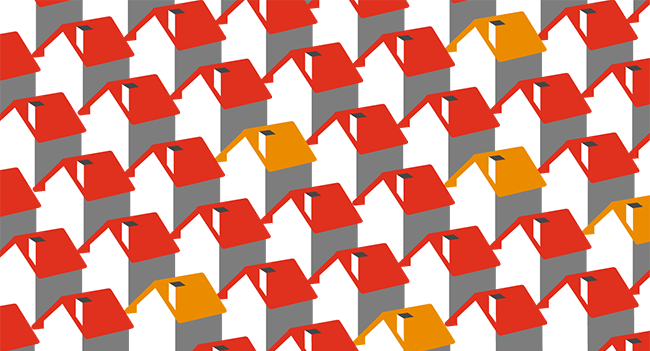 Illustration fastigheter