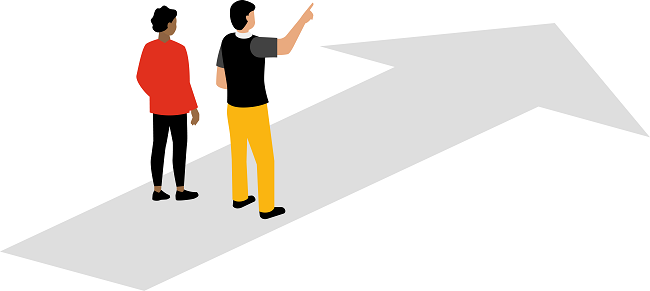 Illustration tydlighet och riktning