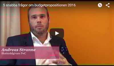 5 snabba frågor om budgetpropositionen 2016