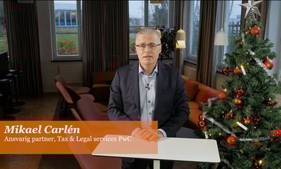 Mikael Carlén summerar skatteåret och önskar God Jul och Gott Nytt År!
