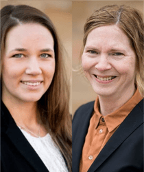 Christina Aronson och Nadja Lindberg