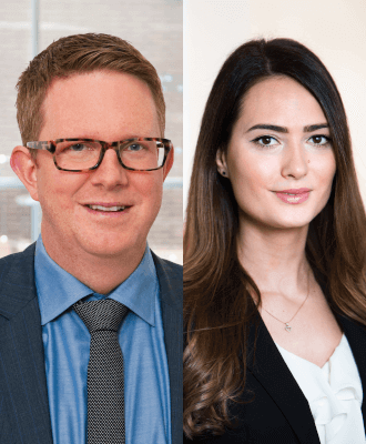 Henrik Gustafsson och Elif Agic