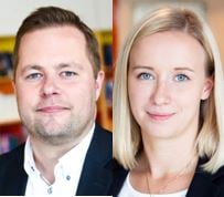 Henrik Ivarsson och Emma Petersson