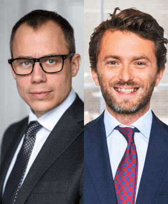 Oscar Warglo och Michal Herink
