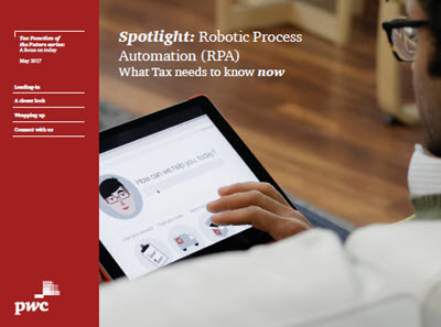 Robotic Process Automation enhances the effectiveness of the tax function