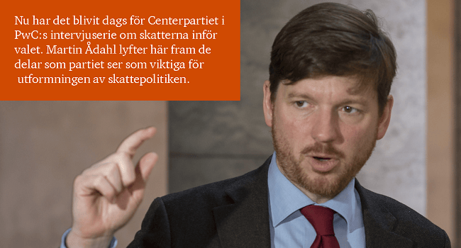 Martin Ådahl, Centerpartiet