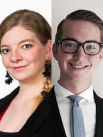 Femke van der Zeijden och Fredrik Felle