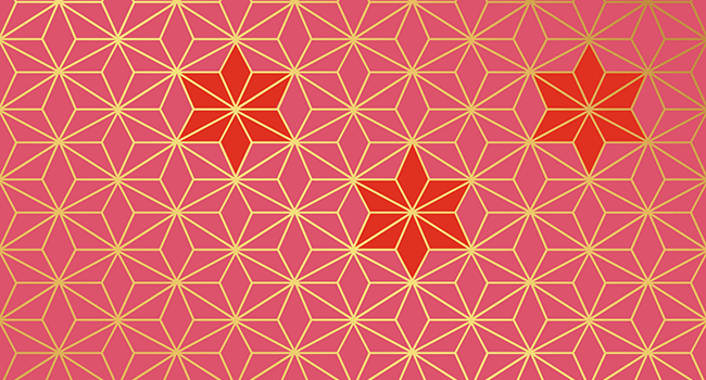 Dekorativ illustration med julstjärnor