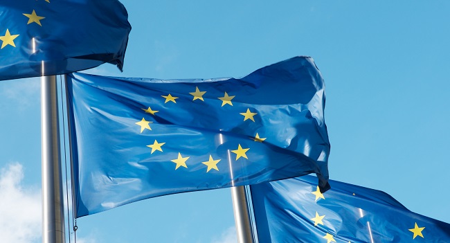 Flaggor EU-kommissionen