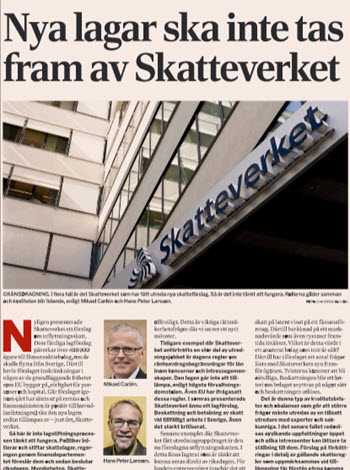 PwC:s skatterådgivare i Di Debatt: Nya lagar ska inte tas fram av Skatteverket