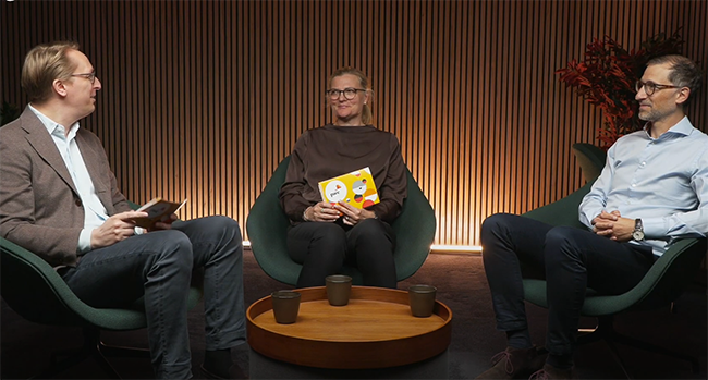 Carl Wattrang, Elisabeth Dahlén och Jérôme Monsenego