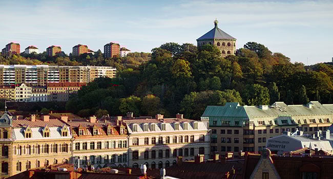 Vy över Göteborg